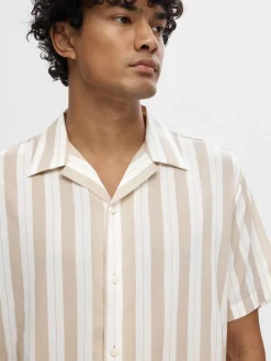 SLHREG-AIR SHIRT SS MIX pure cashmere