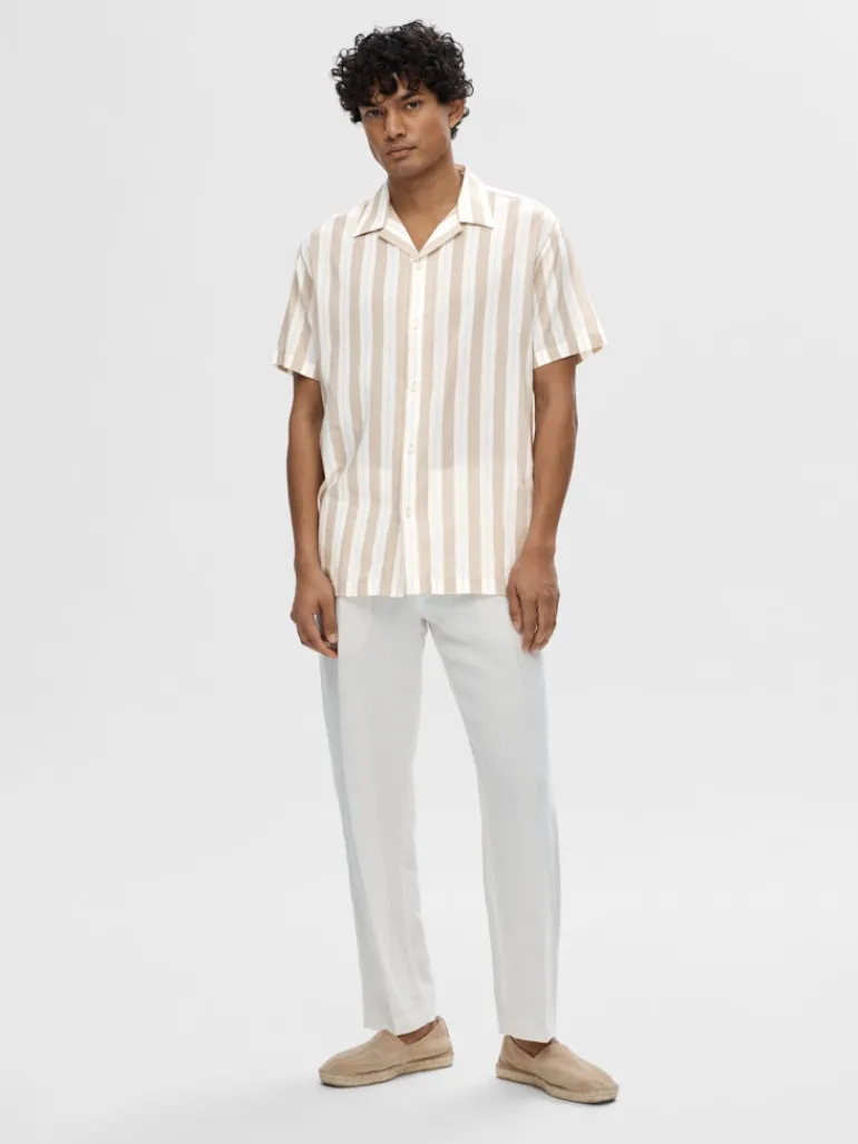 SLHREG-AIR SHIRT SS MIX pure cashmere