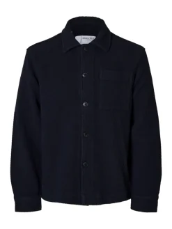 SLHREGFRED STRUCTURED OVERSHIRT sky captain