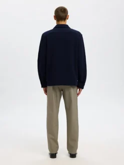 SLHREGFRED STRUCTURED OVERSHIRT sky captain