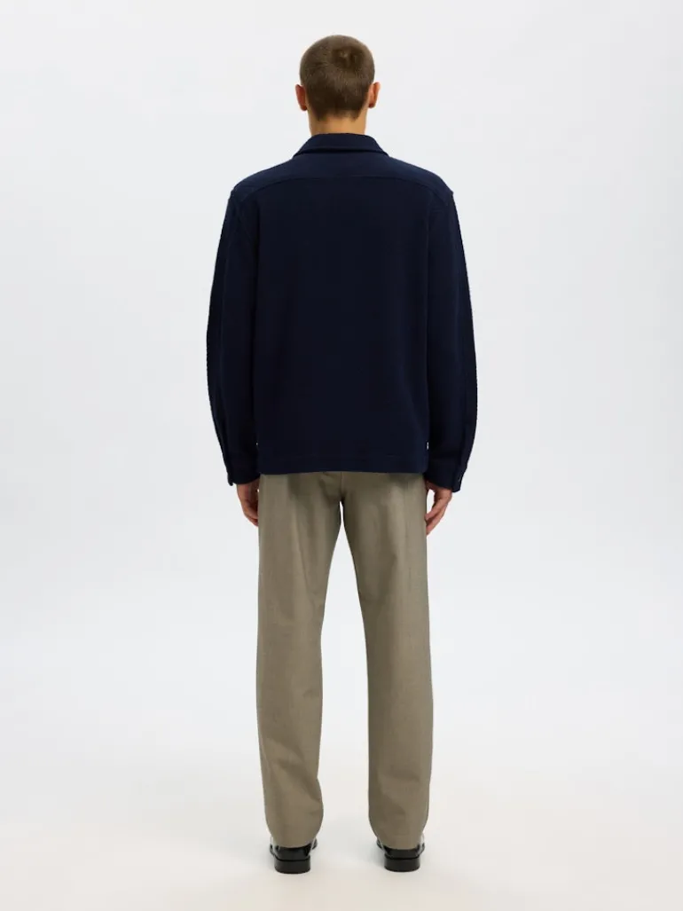 SLHREGFRED STRUCTURED OVERSHIRT sky captain