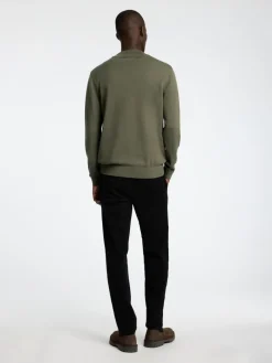 SLHROBERT LS KNIT MOCK NECK kalamata