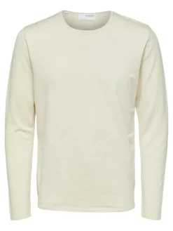 SLHROME LS KNIT CREW NECK NOOS angora