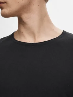 SLHROME LS KNIT CREW NECK NOOS schwarz2