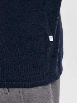 SLHROME LS KNIT CREW NECK NOOS dark sapphire