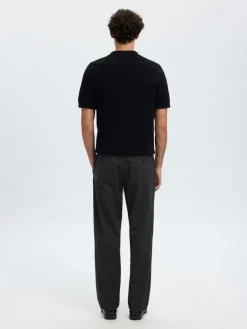 SLH175-SLIM MILES BRUSHED PANT W NOOS dark grey