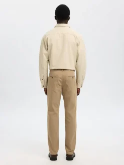 SLH175-SLIM MILES STRUC DYED PANT NOOS pure cashmere