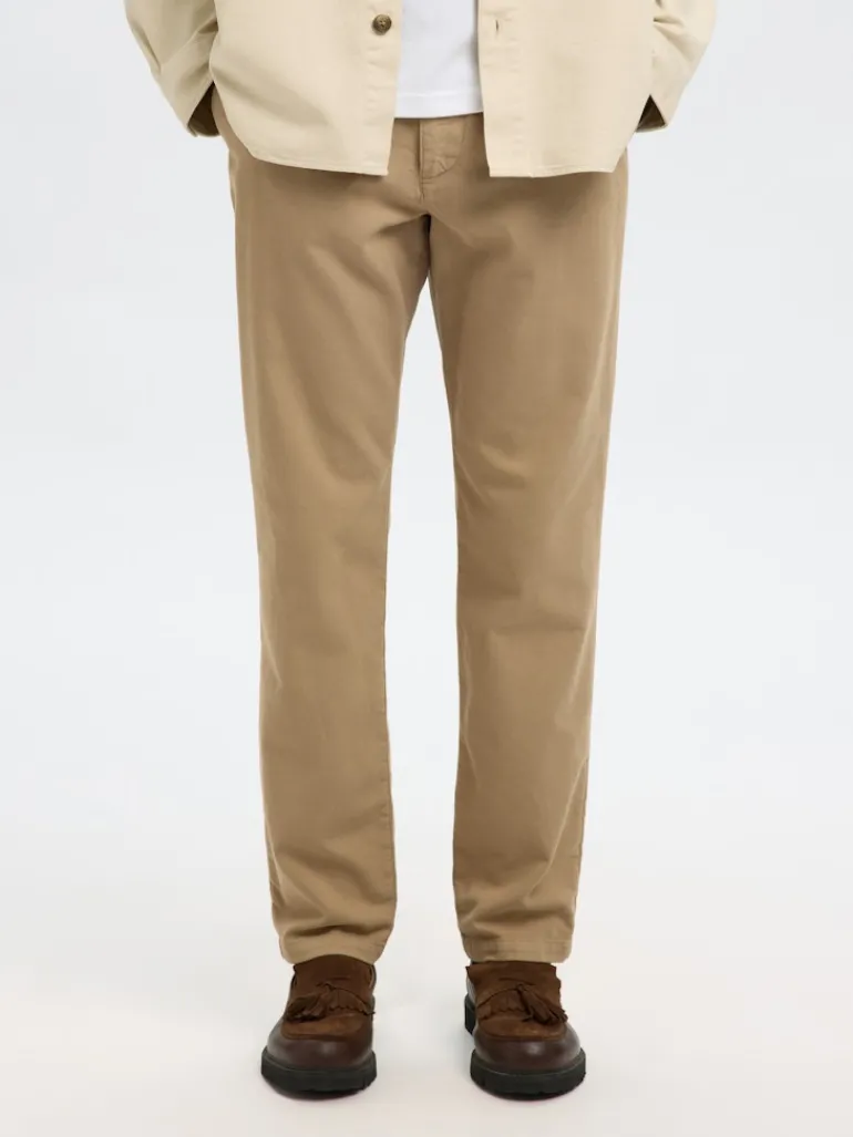SLH175-SLIM MILES STRUC DYED PANT NOOS pure cashmere