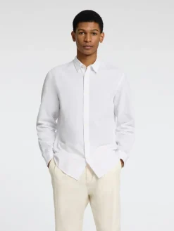 SLHSLIM-SUN SHIRT LS NOOS white