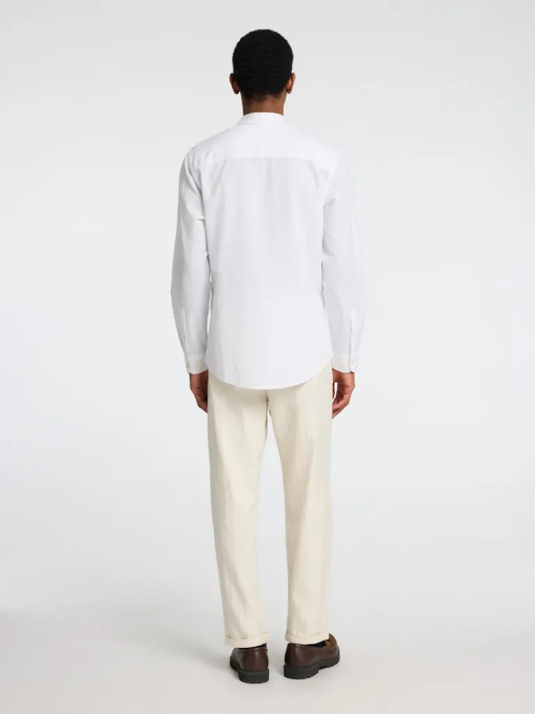 SLHSLIM-SUN SHIRT LS NOOS white