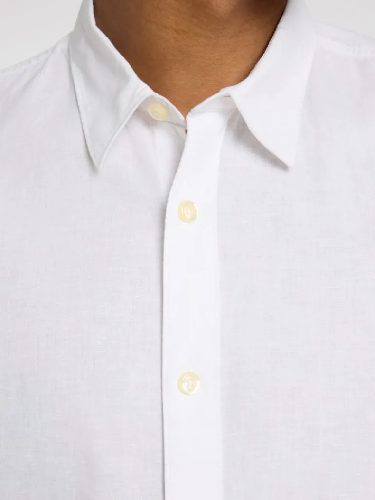 SLHSLIM-SUN SHIRT LS NOOS white
