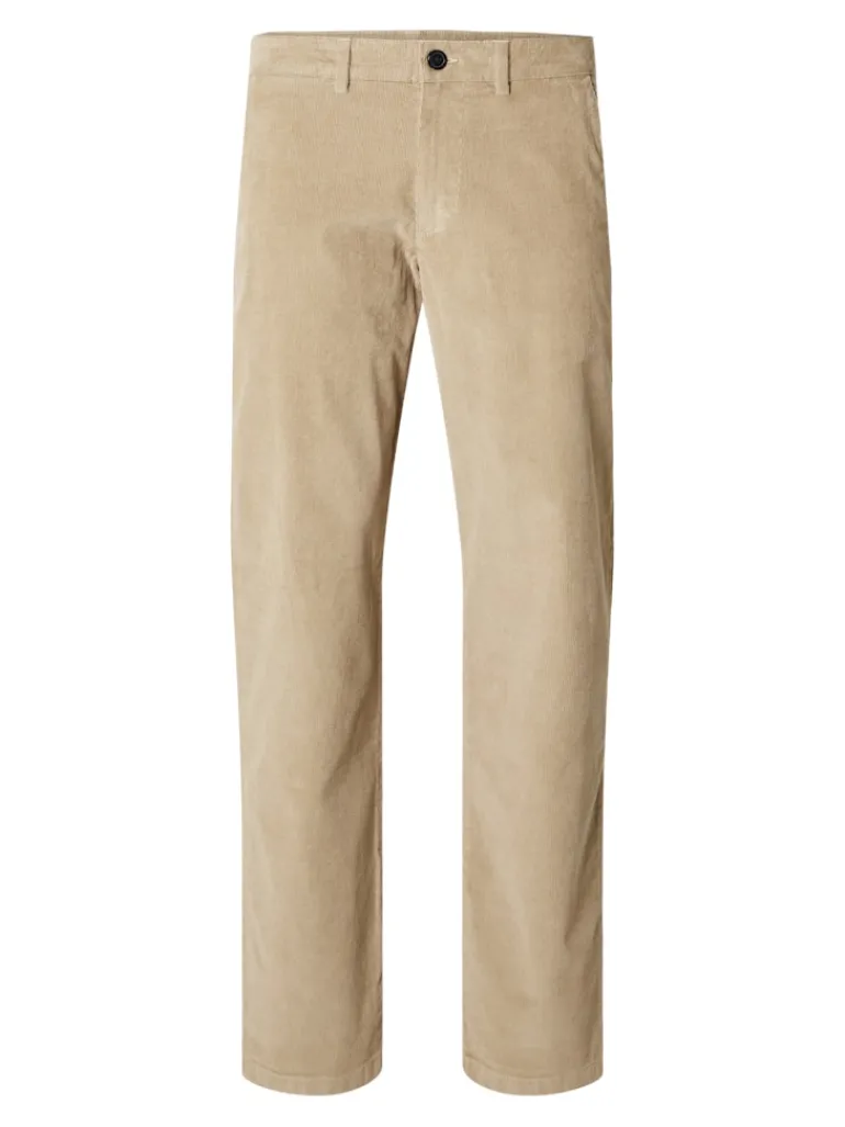 SLH196-STRAIGHT MILES CORD PANT W NOOS chinchilla