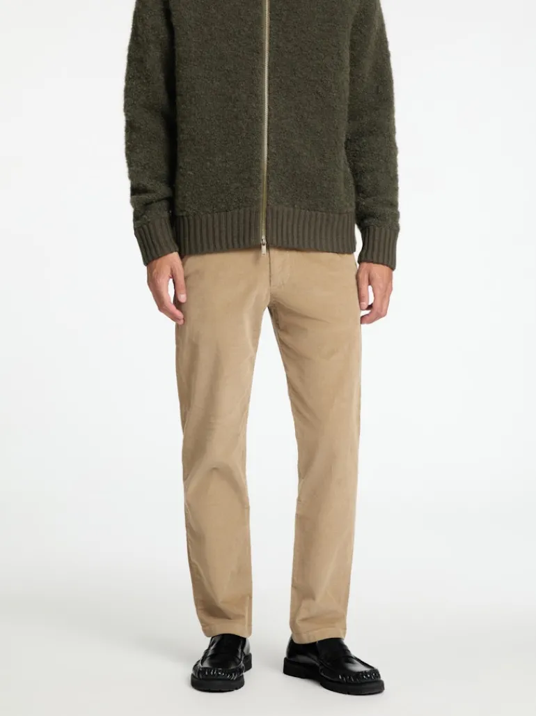 SLH196-STRAIGHT MILES CORD PANT W NOOS chinchilla
