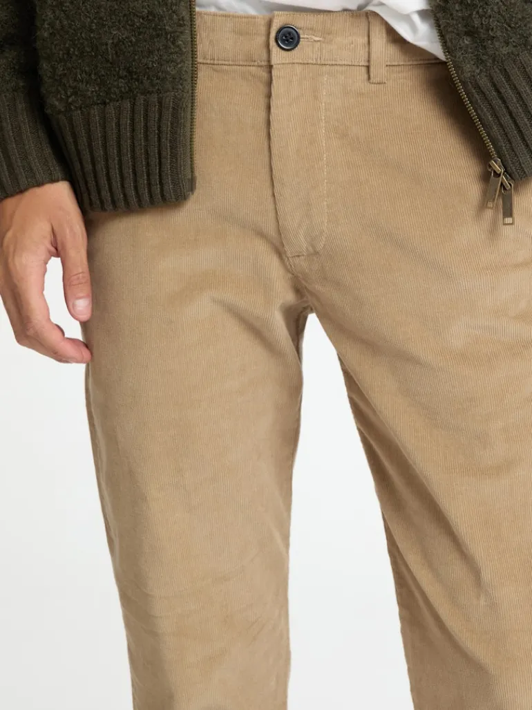 SLH196-STRAIGHT MILES CORD PANT W NOOS chinchilla