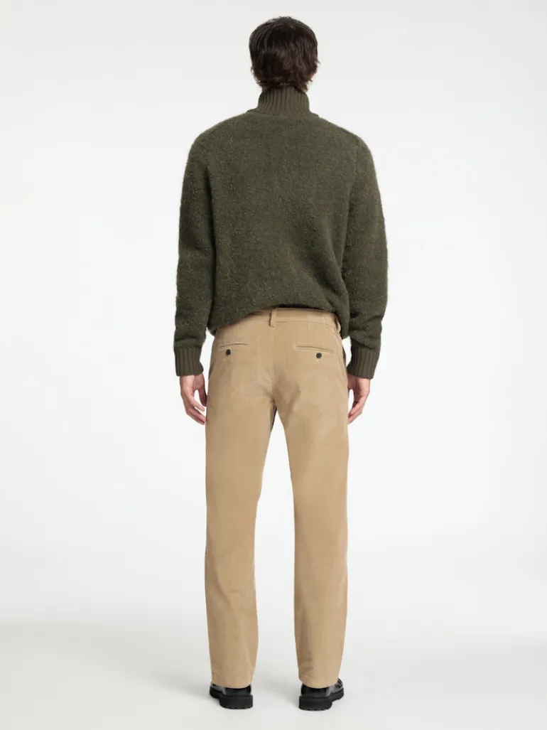 SLH196-STRAIGHT MILES CORD PANT W NOOS chinchilla