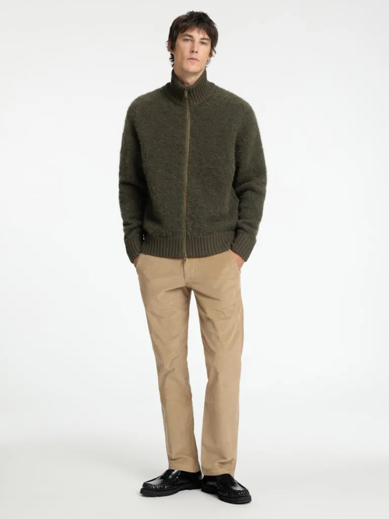 SLH196-STRAIGHT MILES CORD PANT W NOOS chinchilla