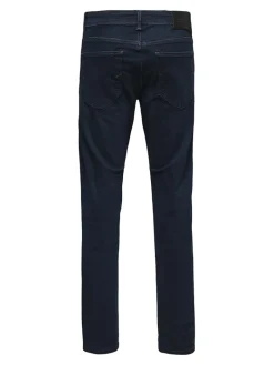 SLH196-STRAIGHT SCOTT 6155 BB JNS NOOS blue black denim