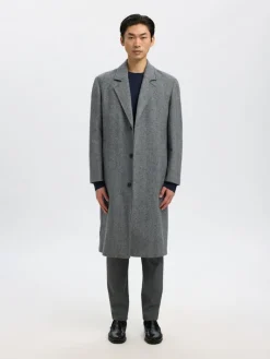 SLHTRAY LS KNIT MERINO CREW NECK NOOS navy blazer