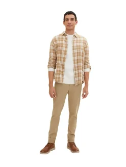 Slim Chino Hose mit Stretch everglade beige