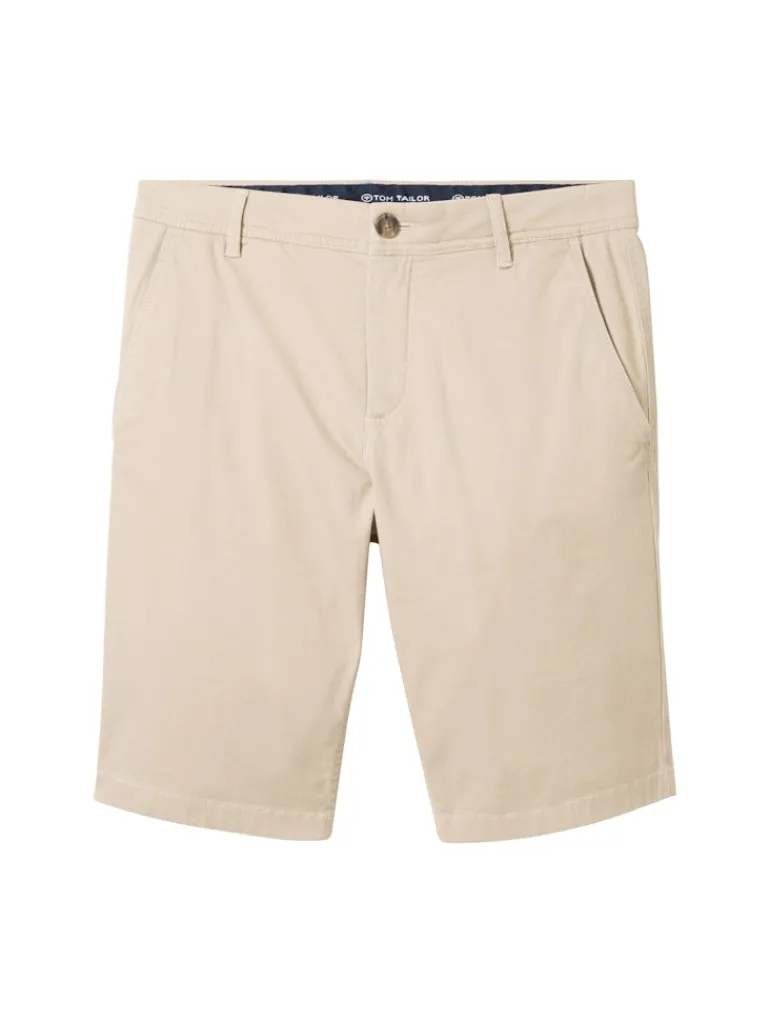 Slim Chinoshorts beige structure print