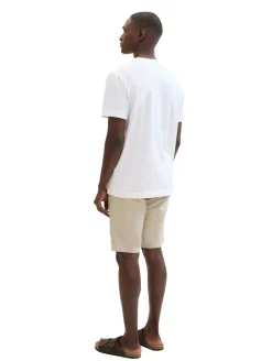 Slim Chinoshorts beige structure print