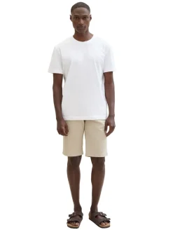 Slim Chinoshorts beige structure print