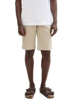 Slim Chinoshorts beige structure print