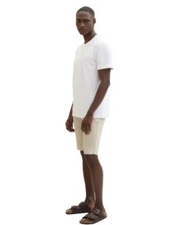Slim Chinoshorts beige structure print