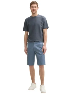 Slim Chino Shorts blue triangle print