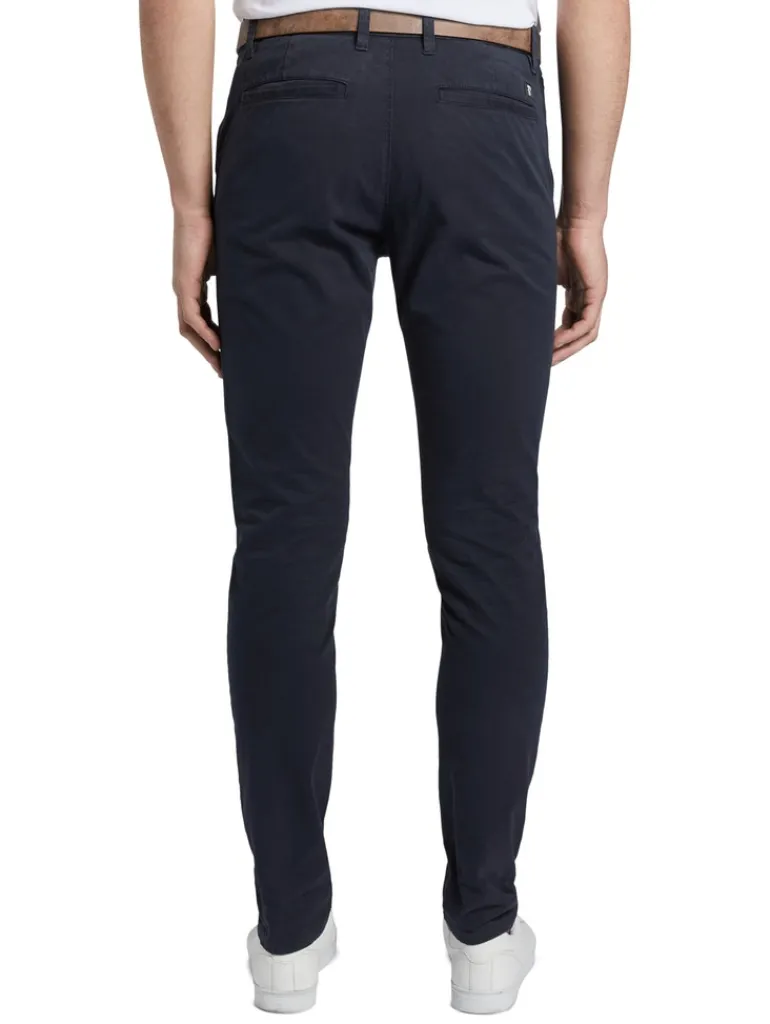 Slim Fit Chino Hose mit Gürtel sky captain blue