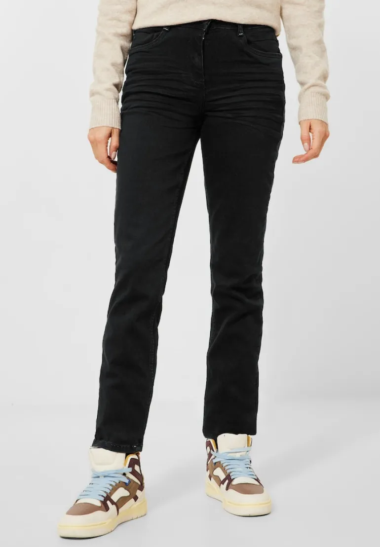 Slim Fit Jeans basic black wash