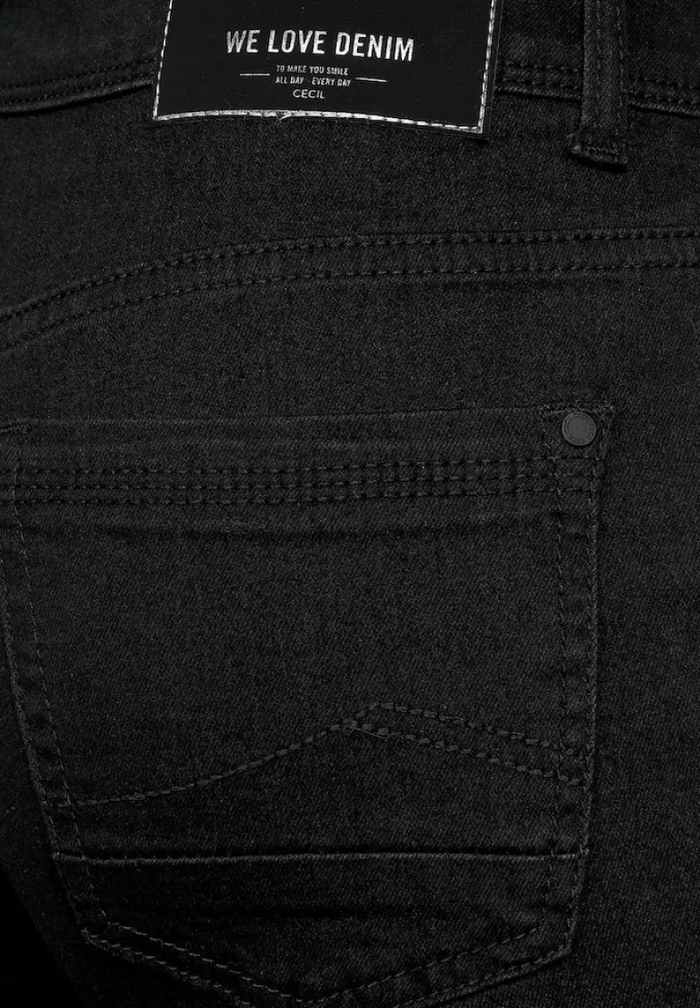 Slim Fit Jeans basic black wash