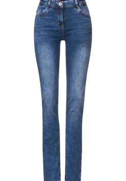 Slim Fit Jeans in Mittelblau mid blue wash