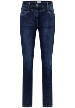Slim Fit Jeans mid blue used wash