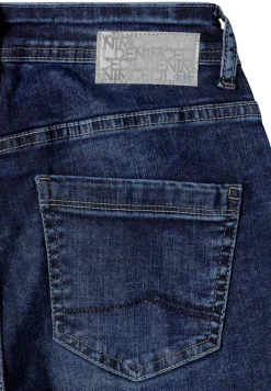 Slim Fit Jeans mid blue used wash