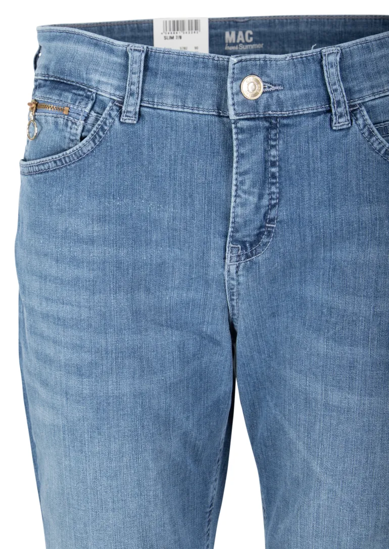 Slim 7/8 Jeans blau1