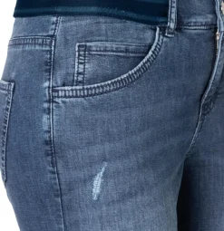 Slim Sport mid blue used wash