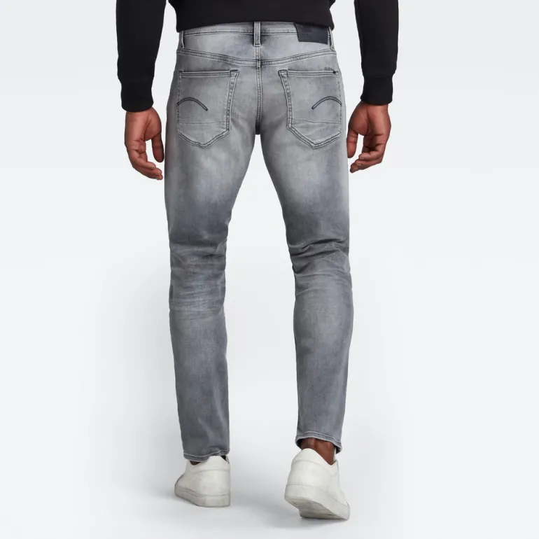 3301 Slim sun faded glacier grey