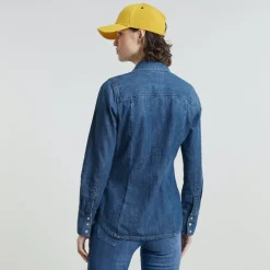 Slim Western shirt ls wmn worn in windward