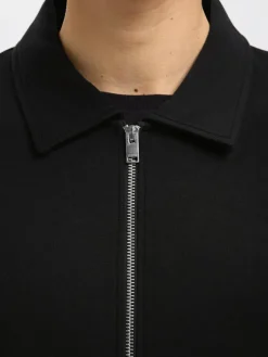 SLMEMANUEL SOFT FULL ZIP SWEAT NOOS black