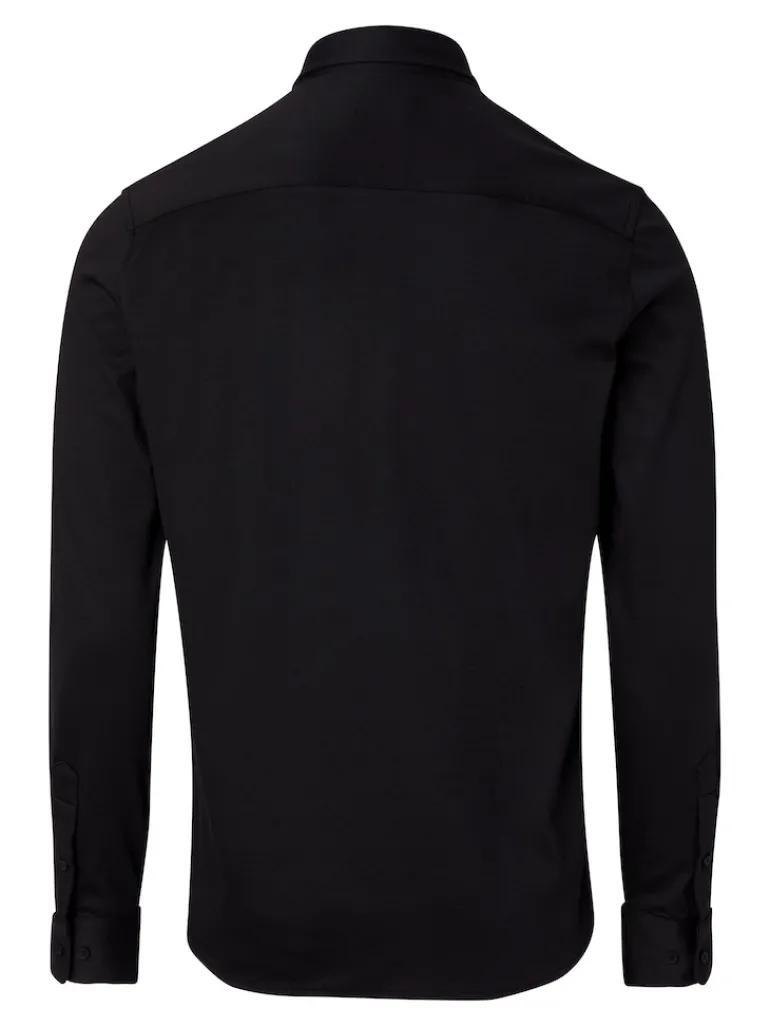 SMOOTH COTTON POCKET SLIM SHIRT ck black