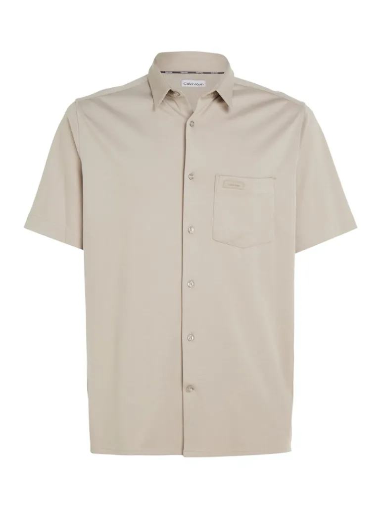 SMOOTH COTTON POCKET S/S SHIRT atmosphere