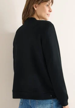 Softe Piquée Jacke black