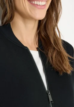 Softe Piquée Jacke black
