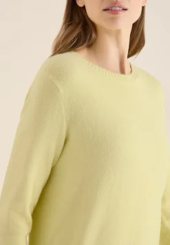 Softer Pullover in Unifarbe iced yellow