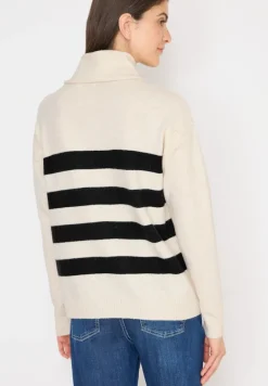 Softer Rollkragenpullover light greige melange