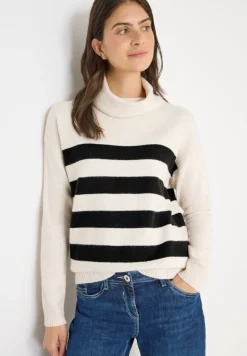 Softer Rollkragenpullover light greige melange