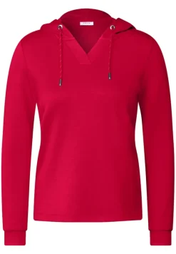 Softes Kapuzenshirt granita red