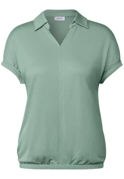 Softes Poloshirt matcha green