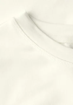 Softes Shirt mit Folienprint vanilla white